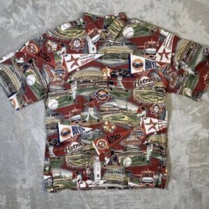 Reyn Spooner MLB Houston Astros Baseball MLB Hawaiian Shirt Classic Legacy‎ L